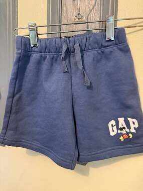 babyGap x Disney Mickey Mouse Logo Pull-On Shorts